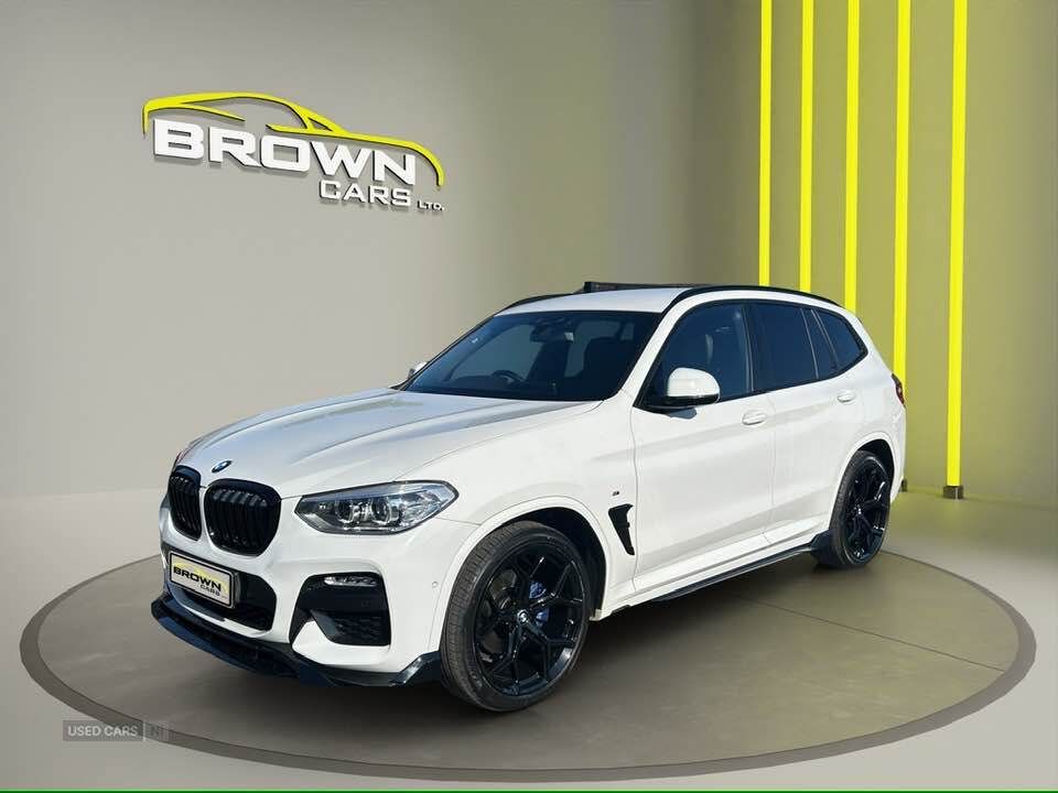2018 BMW X3 LOW MILES ****Full Body kit****Finance Available 2018 BMW X3 xDrive20d M Sport Auto . ****Finance Available . White With Black with leather interior. 46000 miles Full Body kit Reversing camera Satellite navigation Heated front seats Front & rear parking sensors Cruise control LED headlights & rear lights Rear privacy glass Alloy wheels optional extra Immaculate condition throughout. £22995 Finance available | Low deposit options Reg: YJ68XAV Alan - 07511 310707 / 07907 561671 Message now to arrange a viewing or for more info . . - vehicle photo 3 for sale on PureCar