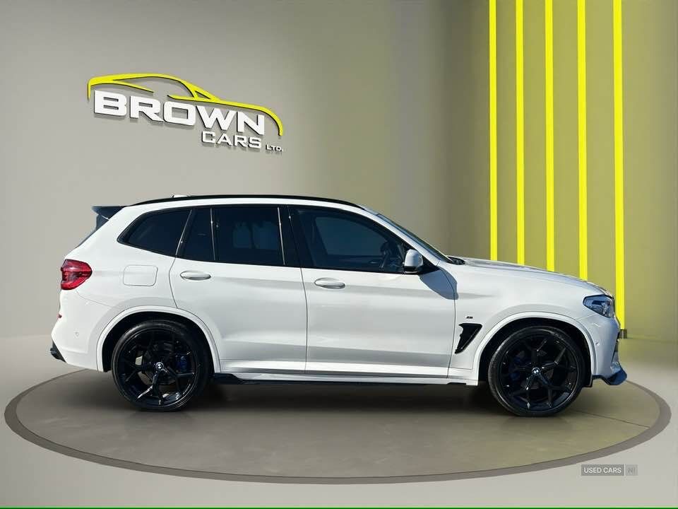 2018 BMW X3 LOW MILES ****Full Body kit****Finance Available 2018 BMW X3 xDrive20d M Sport Auto . ****Finance Available . White With Black with leather interior. 46000 miles Full Body kit Reversing camera Satellite navigation Heated front seats Front & rear parking sensors Cruise control LED headlights & rear lights Rear privacy glass Alloy wheels optional extra Immaculate condition throughout. £22995 Finance available | Low deposit options Reg: YJ68XAV Alan - 07511 310707 / 07907 561671 Message now to arrange a viewing or for more info . . - vehicle photo 4 for sale on PureCar