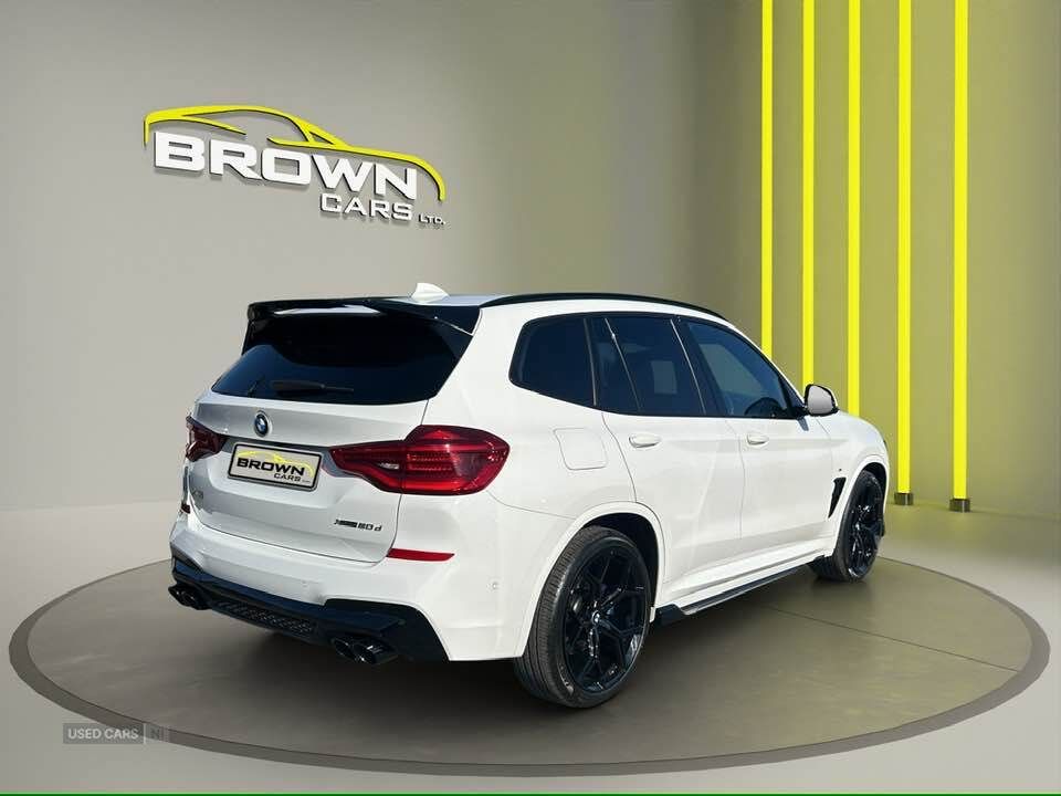 2018 BMW X3 LOW MILES ****Full Body kit****Finance Available 2018 BMW X3 xDrive20d M Sport Auto . ****Finance Available . White With Black with leather interior. 46000 miles Full Body kit Reversing camera Satellite navigation Heated front seats Front & rear parking sensors Cruise control LED headlights & rear lights Rear privacy glass Alloy wheels optional extra Immaculate condition throughout. £22995 Finance available | Low deposit options Reg: YJ68XAV Alan - 07511 310707 / 07907 561671 Message now to arrange a viewing or for more info . . - vehicle photo 5 for sale on PureCar