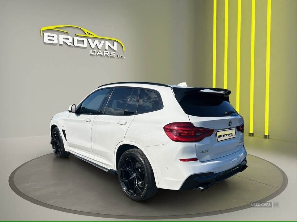 2018 BMW X3 LOW MILES ****Full Body kit****Finance Available 2018 BMW X3 xDrive20d M Sport Auto . ****Finance Available . White With Black with leather interior. 46000 miles Full Body kit Reversing camera Satellite navigation Heated front seats Front & rear parking sensors Cruise control LED headlights & rear lights Rear privacy glass Alloy wheels optional extra Immaculate condition throughout. £22995 Finance available | Low deposit options Reg: YJ68XAV Alan - 07511 310707 / 07907 561671 Message now to arrange a viewing or for more info . . - vehicle photo 7 for sale on PureCar
