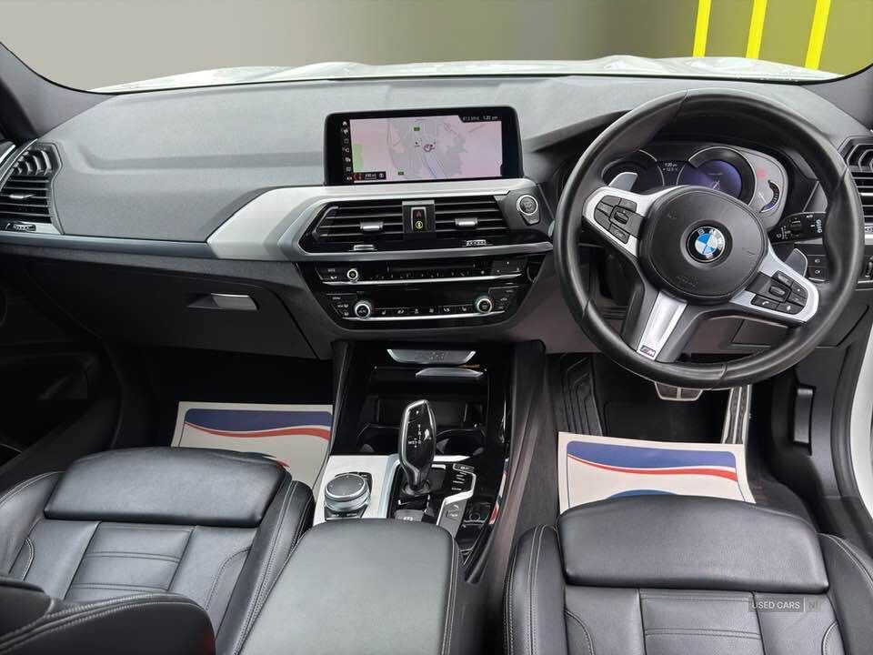 2018 BMW X3 LOW MILES ****Full Body kit****Finance Available 2018 BMW X3 xDrive20d M Sport Auto . ****Finance Available . White With Black with leather interior. 46000 miles Full Body kit Reversing camera Satellite navigation Heated front seats Front & rear parking sensors Cruise control LED headlights & rear lights Rear privacy glass Alloy wheels optional extra Immaculate condition throughout. £22995 Finance available | Low deposit options Reg: YJ68XAV Alan - 07511 310707 / 07907 561671 Message now to arrange a viewing or for more info . . - vehicle photo 11 for sale on PureCar