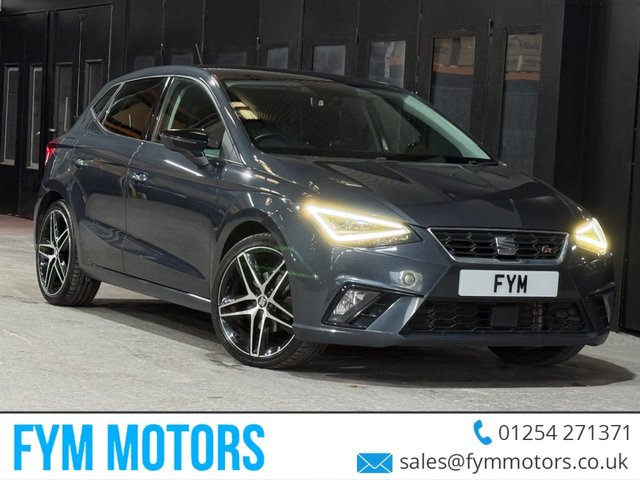 2019 SEAT IBIZA 1.0 TSI FR SPORT HATCHBACK 5DR PETROL MANUAL EURO 6 S S... photo