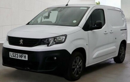2023 PEUGEOT PARTNER 1.5 BlueHDi 1000 Asphalt Premium + Standard Panel Van 5dr Diesel Manual SWB - vehicle photo 2 for sale on PureCar