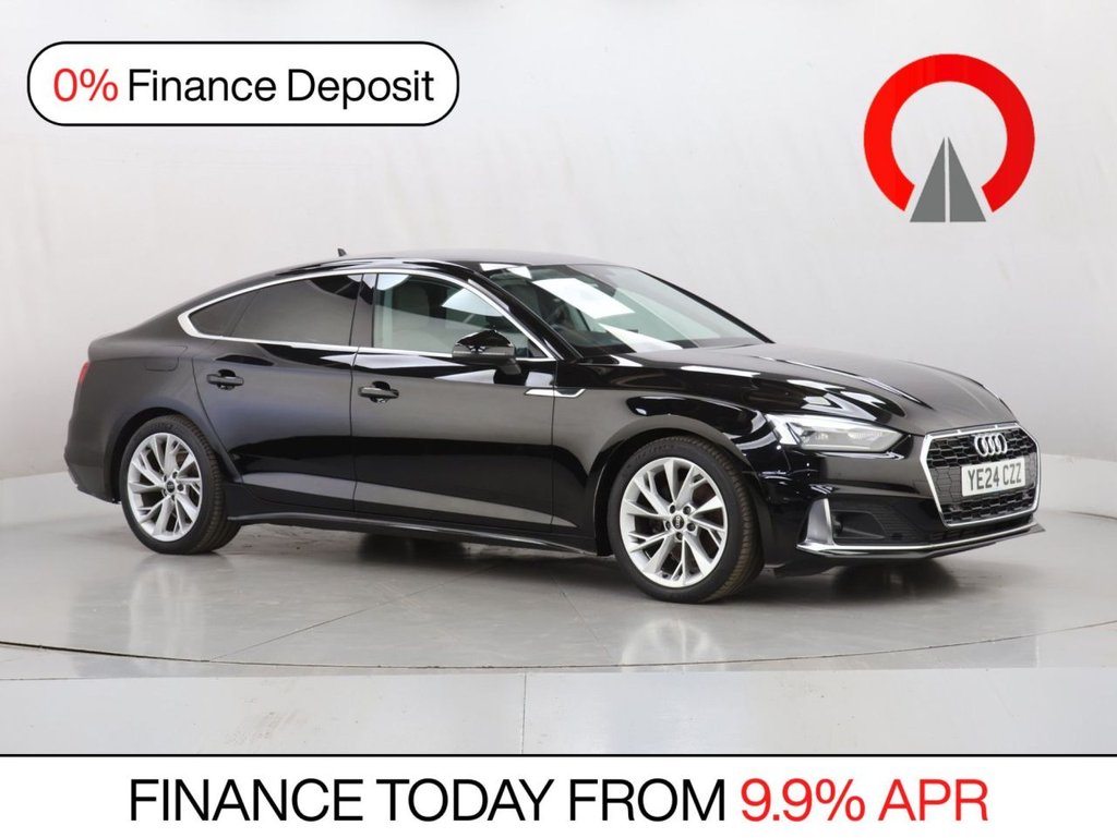 Black 2024 Audi A5 Hatchback Front-wheel drive Automatic