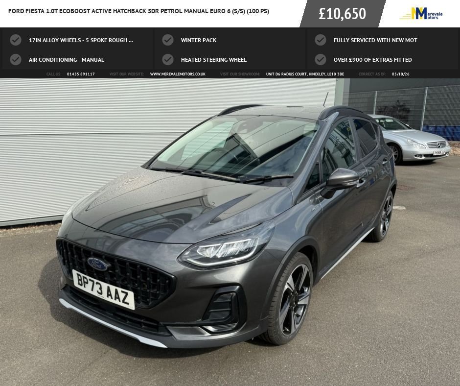 2024 Ford Fiesta 1.0 Ecoboost Active 5dr