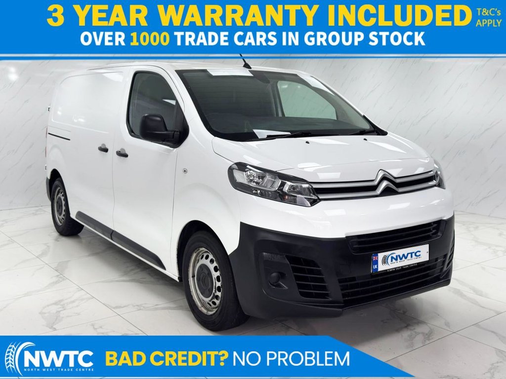White 2022 Citroen Dispatch Van Front-wheel drive Manual