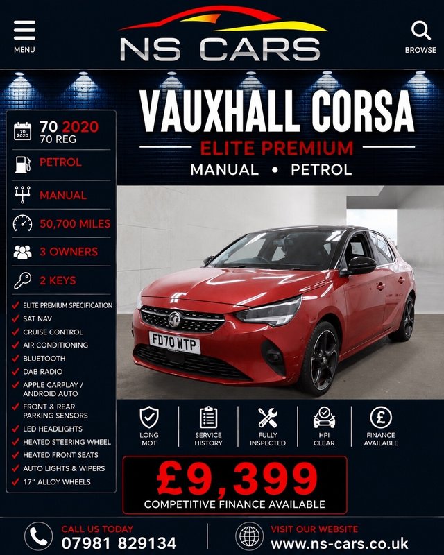 2020 Vauxhall CORSA