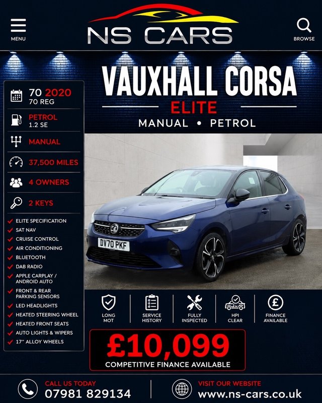2020 Vauxhall CORSA