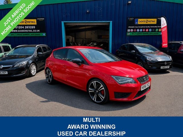 2014 seat leon 2.0 tsi cupra 280 hatchback 5dr petrol manual euro 6 (s/s) (280 ps) 2014 101,649 red fast charge: tbc... photo
