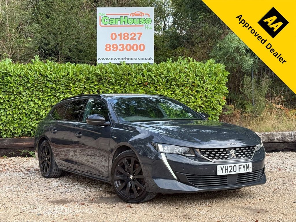 Grey 2020 Peugeot 508 Estate Front-wheel drive Automatic