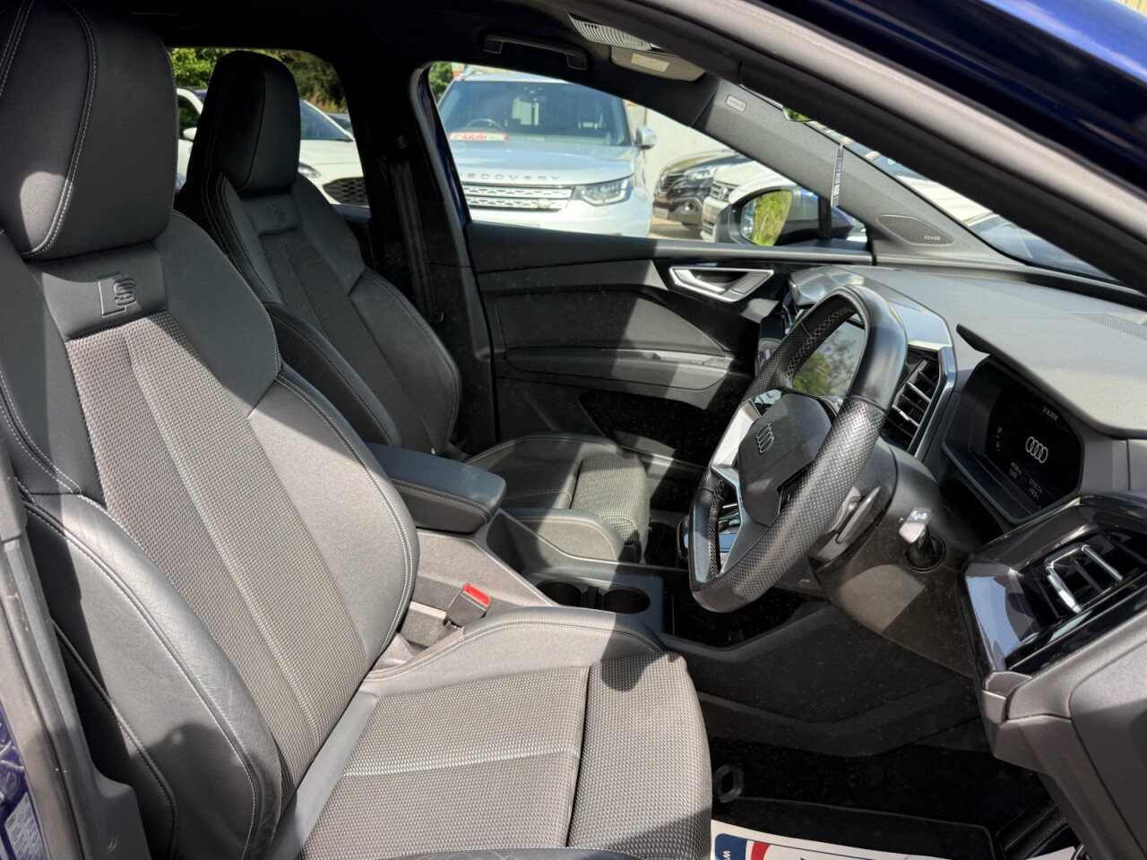 2022 AUDI Q4 E-TRON 40 S line SUV 5dr Electric Auto 82kWh (204 ps) - vehicle photo 12 for sale on PureCar