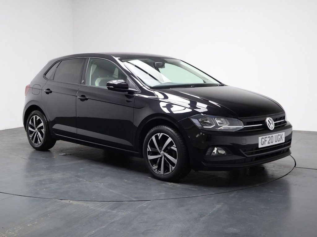 Black 2020 Volkswagen Polo Hatchback Front-wheel drive Manual