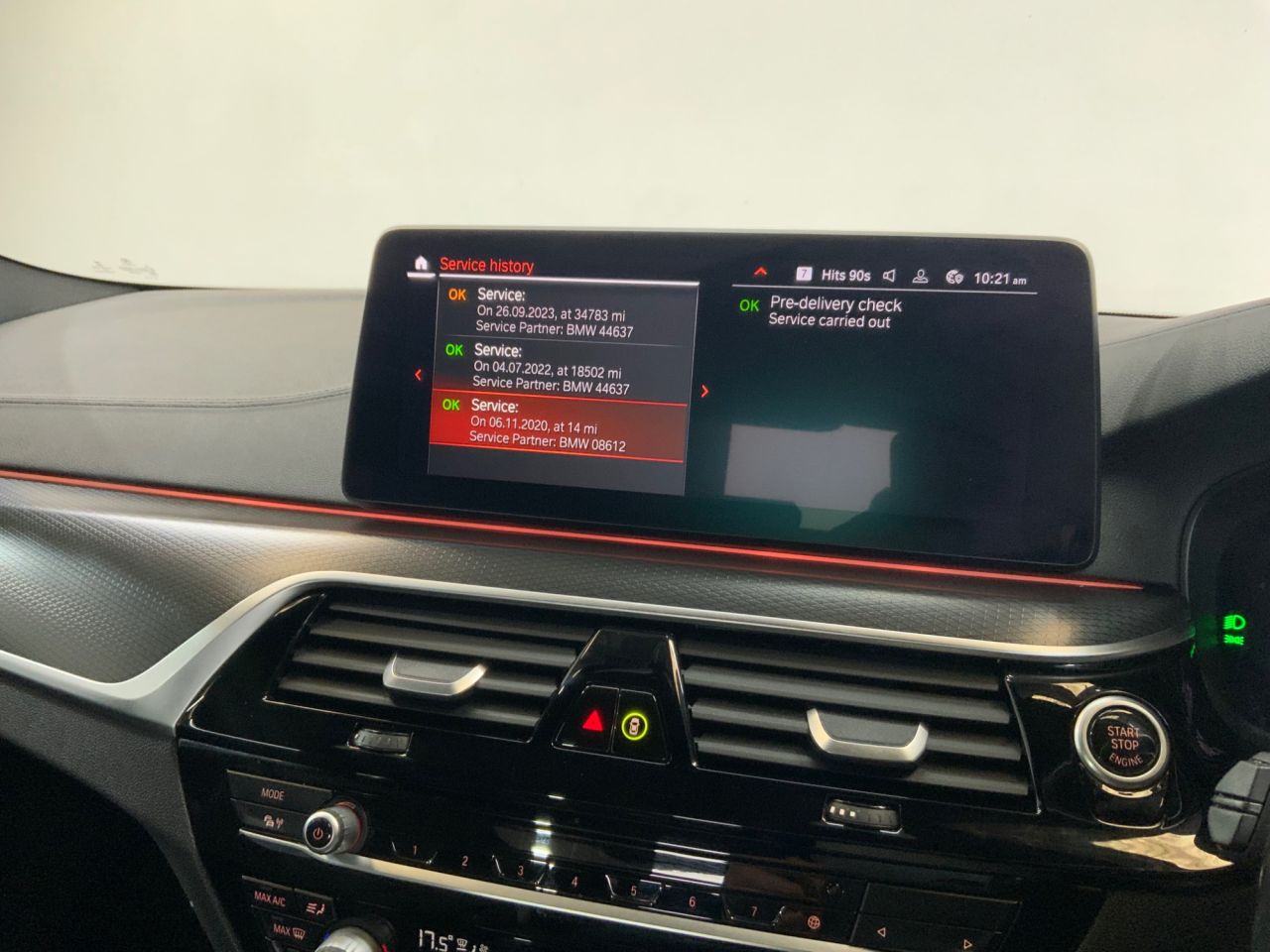 2020 BMW 5 SERIES 3.0 530d MHT M Sport Edition Saloon 4dr Diesel Hybrid Steptronic xDrive Eur - vehicle photo 31 for sale on PureCar