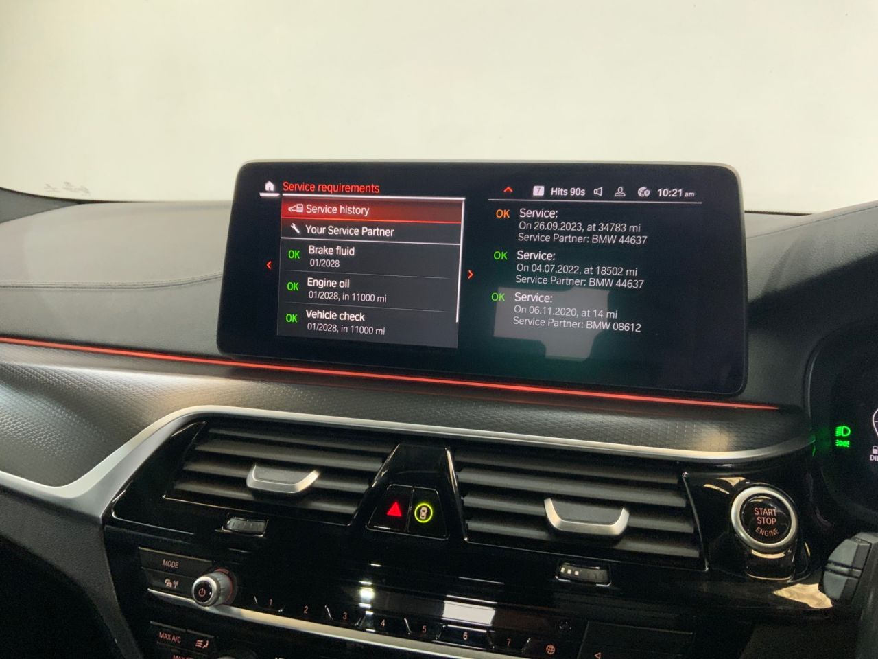 2020 BMW 5 SERIES 3.0 530d MHT M Sport Edition Saloon 4dr Diesel Hybrid Steptronic xDrive Eur - vehicle photo 32 for sale on PureCar