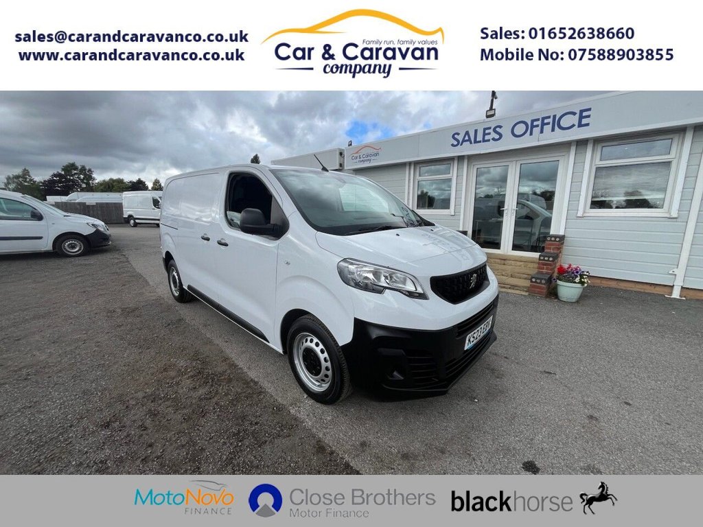 White 2023 Peugeot Expert Van Front-wheel drive Manual