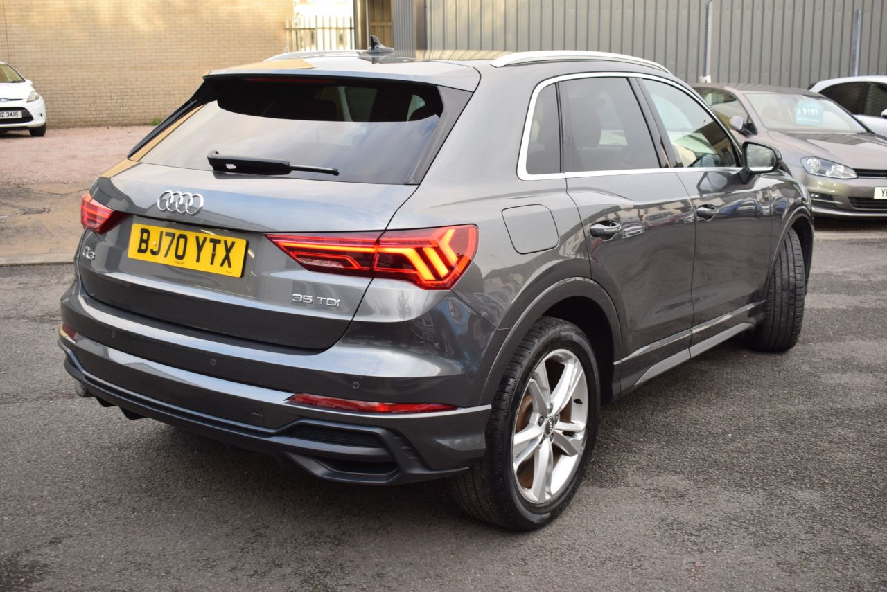 2020 AUDI Q3 2.0 TDI 35 S line SUV 5dr Diesel S Tronic Euro 6 (s/s) (150 ps) S-Line, Aut - vehicle photo 5 for sale on PureCar