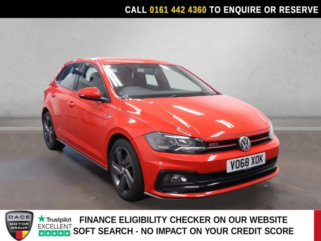 Red 2018 Volkswagen Polo Hatchback Front-wheel drive Automatic