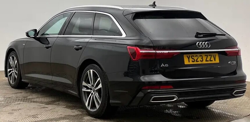2023 AUDI A6 2.0 TDI 40 S line Estate 5dr Diesel S Tronic quattro Euro 6 (s/s) (204 ps) - vehicle photo 2 for sale on PureCar