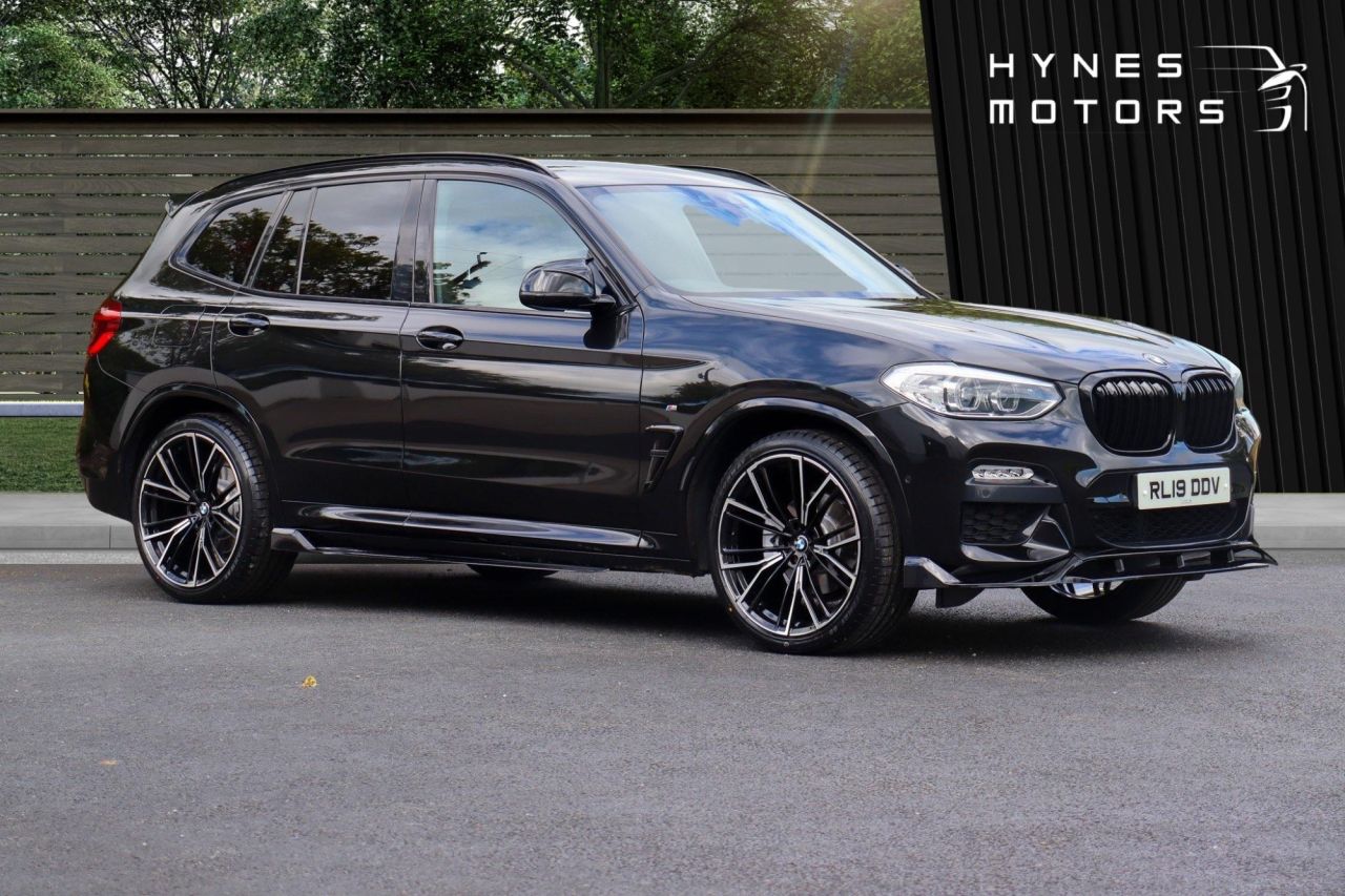 2019 BMW X3 2019 BMW X3 20d xDrive M-Sport 190BHP Sapphire Black, M-Performance Kitted with a Full BMW Service History! No additional Duty to ROI, VRT estimate is &euro;7800 - MOT until July 2027 - Heated Leather - Reversing Camera - Self Opening / Closing Boot - Air Conditioning - Parking Sensors - Bluetooth - Cruise Control - Sat Nav Alloy Wheels are Optional Extra £995 Check us out on Facebook, Instagram and Google reviews - Finance Available with £0 deposit - PART EXCHANGE WELCOME - 3 MONTHS WARRANTY - FINANCE AVAILABLE - vehicle photo 3 for sale on PureCar