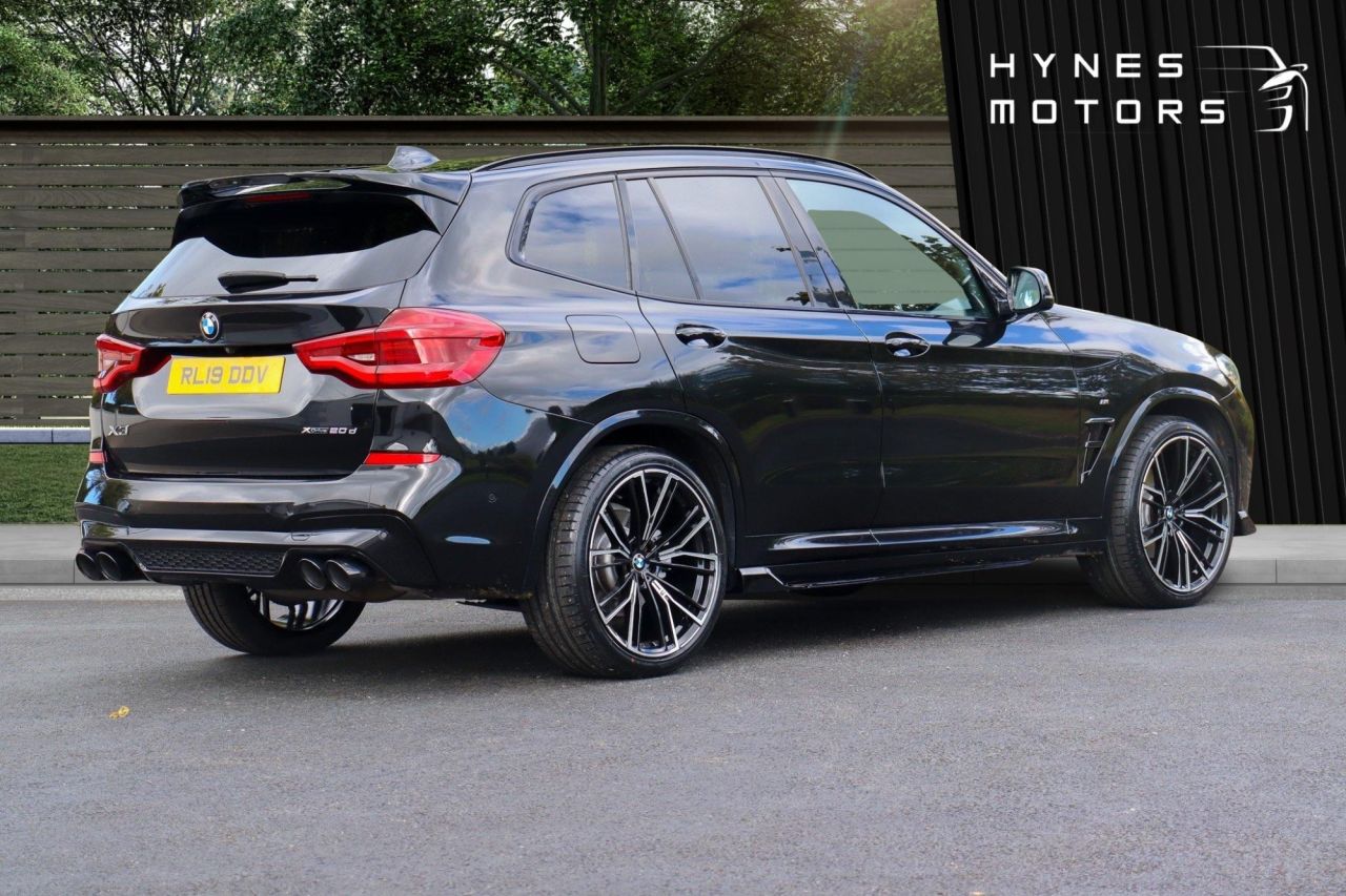 2019 BMW X3 2019 BMW X3 20d xDrive M-Sport 190BHP Sapphire Black, M-Performance Kitted with a Full BMW Service History! No additional Duty to ROI, VRT estimate is &euro;7800 - MOT until July 2027 - Heated Leather - Reversing Camera - Self Opening / Closing Boot - Air Conditioning - Parking Sensors - Bluetooth - Cruise Control - Sat Nav Alloy Wheels are Optional Extra £995 Check us out on Facebook, Instagram and Google reviews - Finance Available with £0 deposit - PART EXCHANGE WELCOME - 3 MONTHS WARRANTY - FINANCE AVAILABLE - vehicle photo 15 for sale on PureCar