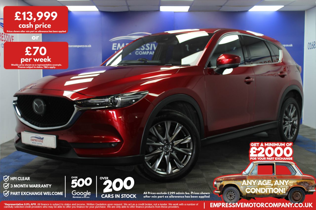 2019 69 MAZDA CX-5 2.0 SKYACTIV-G GT Sport Nav+ SUV 5dr Petrol Auto Euro 6 (s/s) (165 ps)