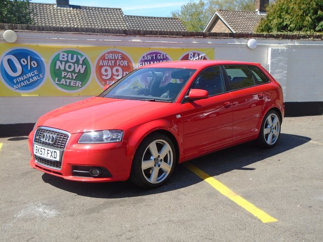 2007 57 Audi A3 2.0 SPORTBACK TDI S LINE DPF 5d 168 BHP