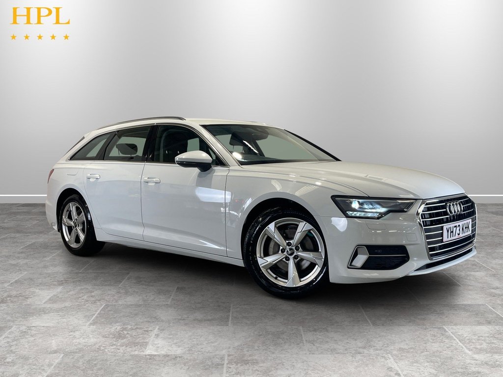 White 2023 Audi A6 Estate Front-wheel drive Automatic