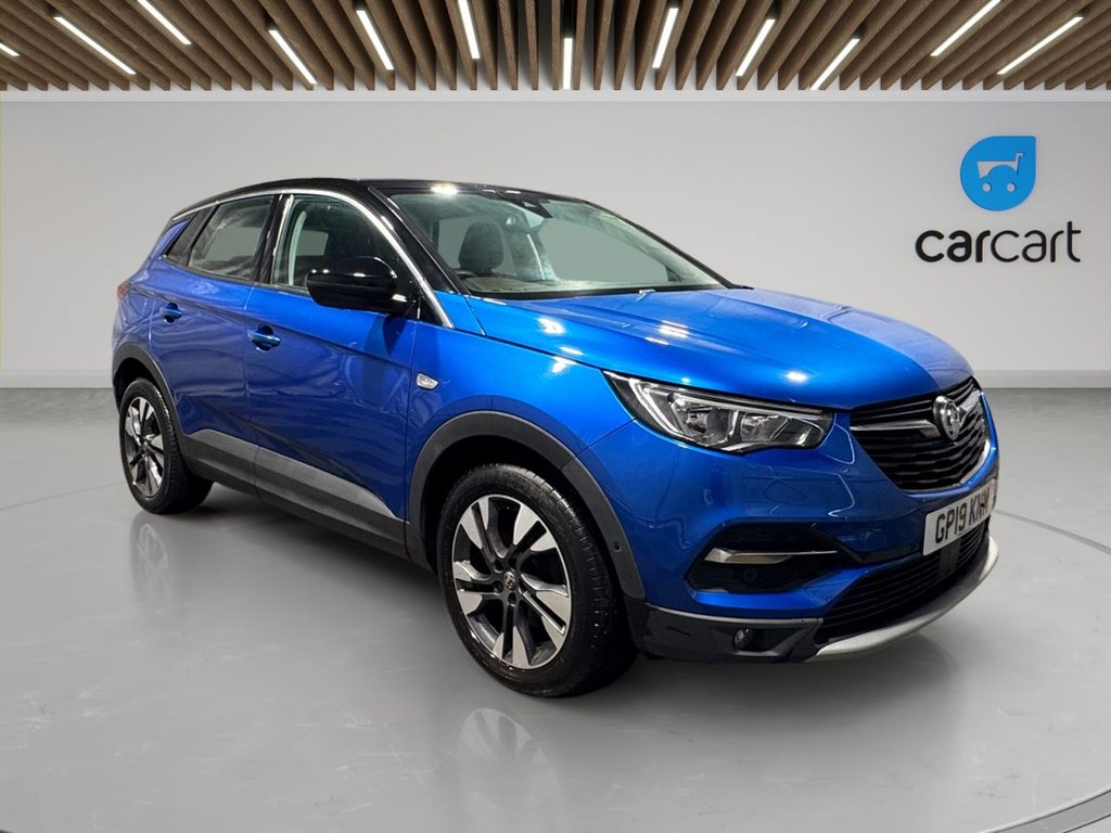 Blue 2019 Vauxhall Grandland X Hatchback Front-wheel drive Manual