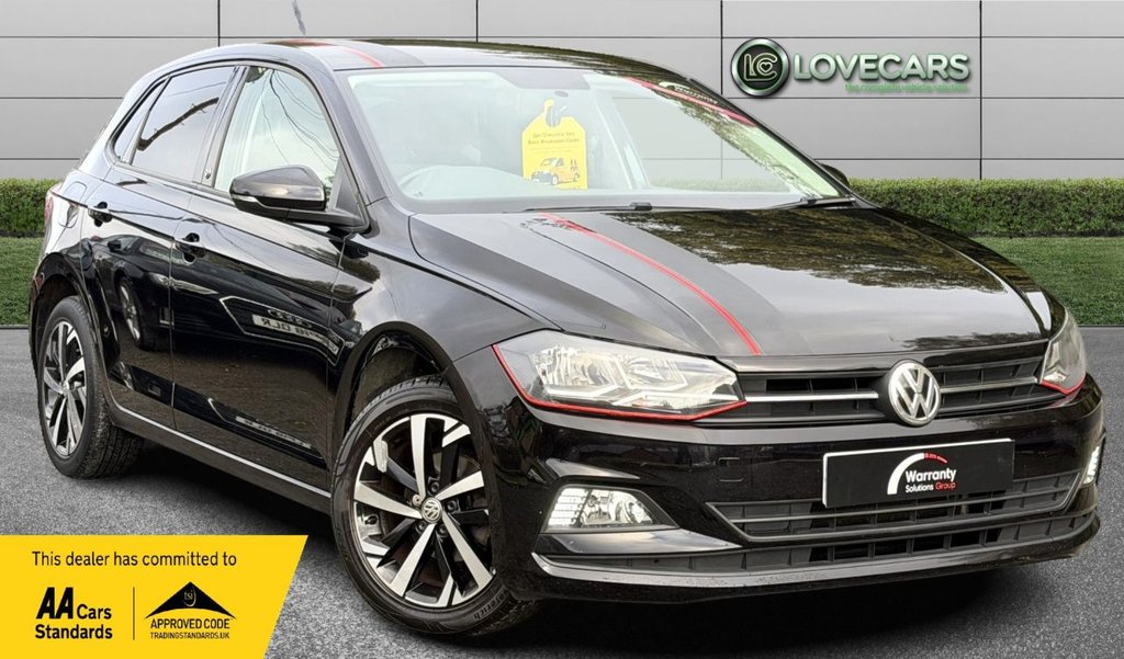 Black 2018 Volkswagen Polo Hatchback Front-wheel drive Manual