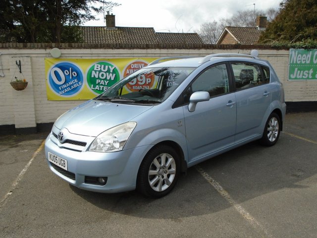 2005 05 Toyota Corolla 1.8 VERSO T SPIRIT VVT-I 5d 128 BHP