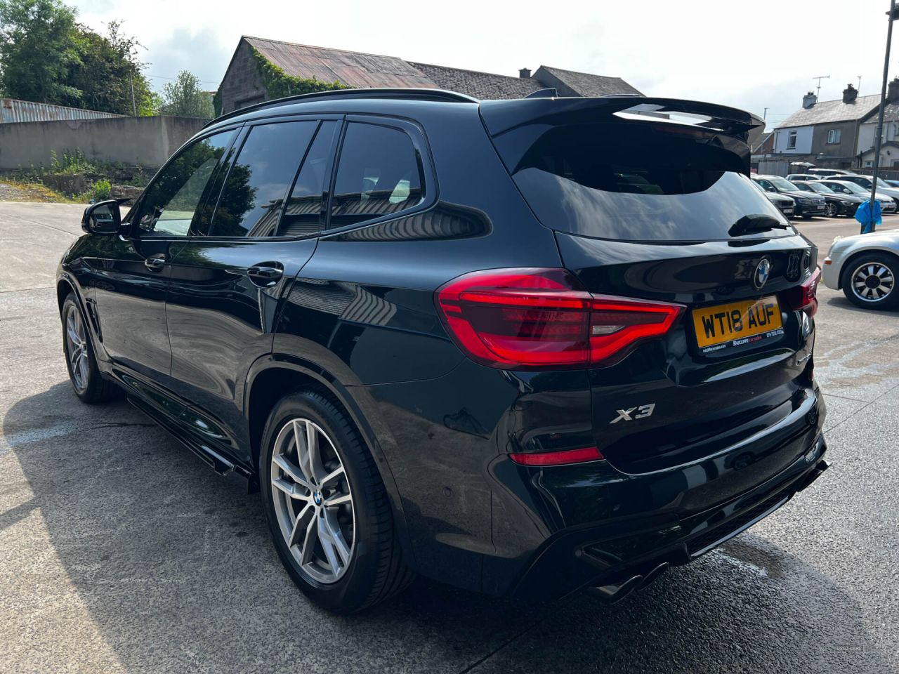 2018 BMW X3 Jun 2018 BMW X3 xDrive20d M Sport 5dr Step Auto 2018 BMW X3 xDrive20d M Sport 5dr Step Auto, ONLY 79425 MILES, MOT MAY 27, 5 SERVICES, JUST SERVICED, GLEAMING BLACK WITH TARE COGNAC LEATHER INTERIOR, SPEC INCLUDES SAT NAV, HANDS FREE, HEATED LEATHER SEATS, DAB RADIO, REVERSE CAMERA, FULL ELECTRICS, FACTORY TINTED WINDOWS, NEW AERO BODYKIT, QUAD EXHAUSTS, MSPORT MIRRORS, ALLOYS, STUNNING JEEP FIRST TO VIEW WILL BUY - vehicle photo 6 for sale on PureCar