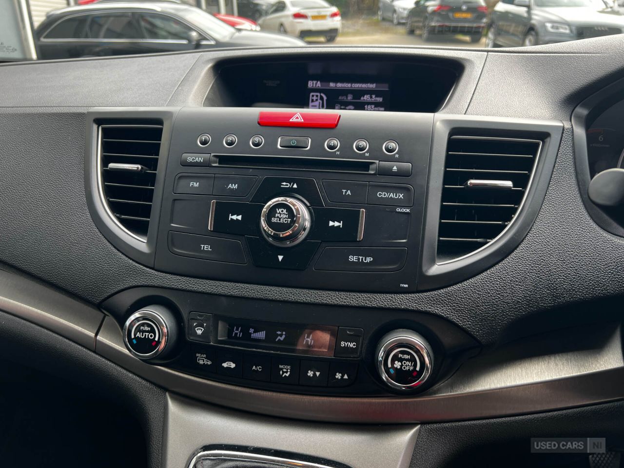 2012 HONDA CR-V 2.2 i-DTEC SE SUV 5dr Diesel Manual 4WD Euro 5 (s/s) (150 ps) - vehicle photo 13 for sale on PureCar