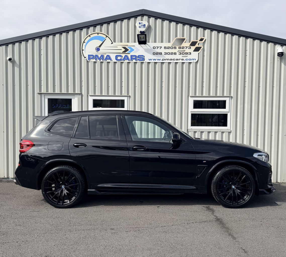 2020 BMW X3 2020 BMW X3 2.0d M Sport Auto xDrive 190 Bhp Automatic Great Finance packages available Only 91000 Miles Sapphire Black with black leather interior New 21" Alloy wheels are optional extra M Performance brakes X3M M Performance kit Quad exhausts Rear privacy glass Parking sensors Reverse camera Virtual dash Harman Kardon premium sound system Wireless phone charger Angel eye headlights Xenon headlights Led taillights Led front fog lights Full black leather interior Heated seats Satellite navigation system Air conditioning Multi function steering wheel Cruise control Excellent condition throughout Instant in-house finance, Drive away today All Finance packages can be adjusted to best suit your budget Low deposit options available Credit and debit cards accepted £20950 07752058273 07763705142 02830263093 - vehicle photo 3 for sale on PureCar