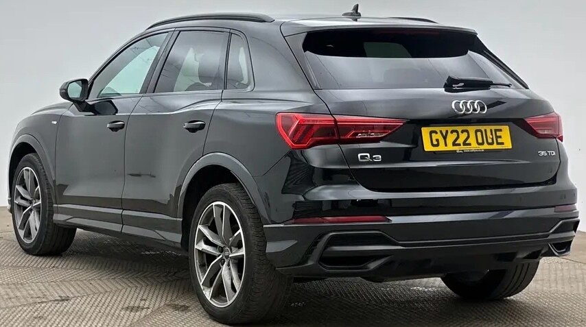2022 AUDI Q3 2.0 TDI 35 Black Edition SUV 5dr Diesel S Tronic Euro 6 (s/s) (150 ps) - vehicle photo 3 for sale on PureCar