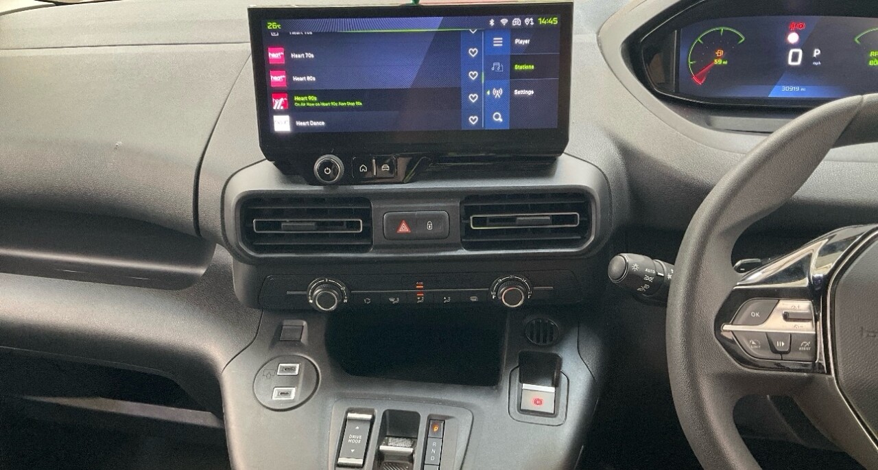 2024 PEUGEOT PARTNER 1.5 BlueHDi 1000 Asphalt Standard Panel Van 5dr Diesel EAT8 SWB Euro 6 (s/s - vehicle photo 7 for sale on PureCar