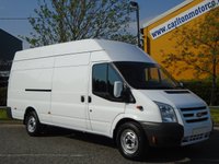 USED 2010 59 FORD TRANSIT 115 T350L High Roof Jumbo Twin Side Door Internal ramp Low Mileage Free UK Delivery SRW TWIN SLD STUNNING 
