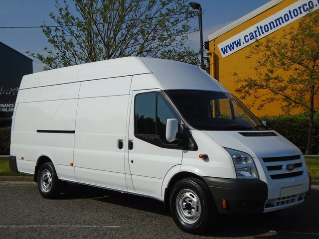 2010 59 Ford Transit 115 T350L High Roof Jumbo Twin Side Door Internal ramp Low Mileage Free UK Delivery SRW TWIN SLD STUNNING