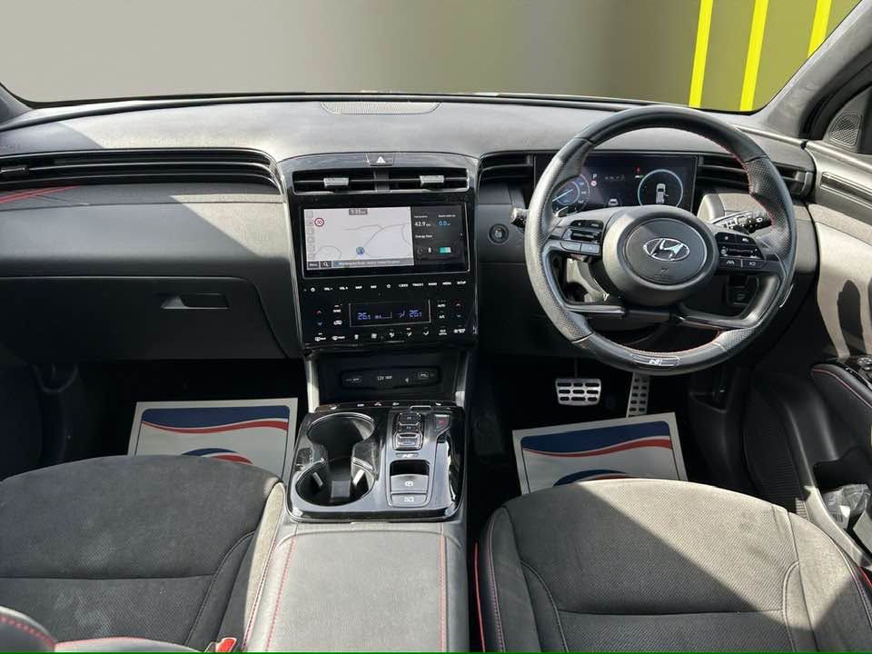 2022 HYUNDAI TUCSON 1.6 h T-GDi N Line SUV 5dr Petrol Hybrid Auto Euro 6 (s/s) (230 ps) - vehicle photo 10 for sale on PureCar