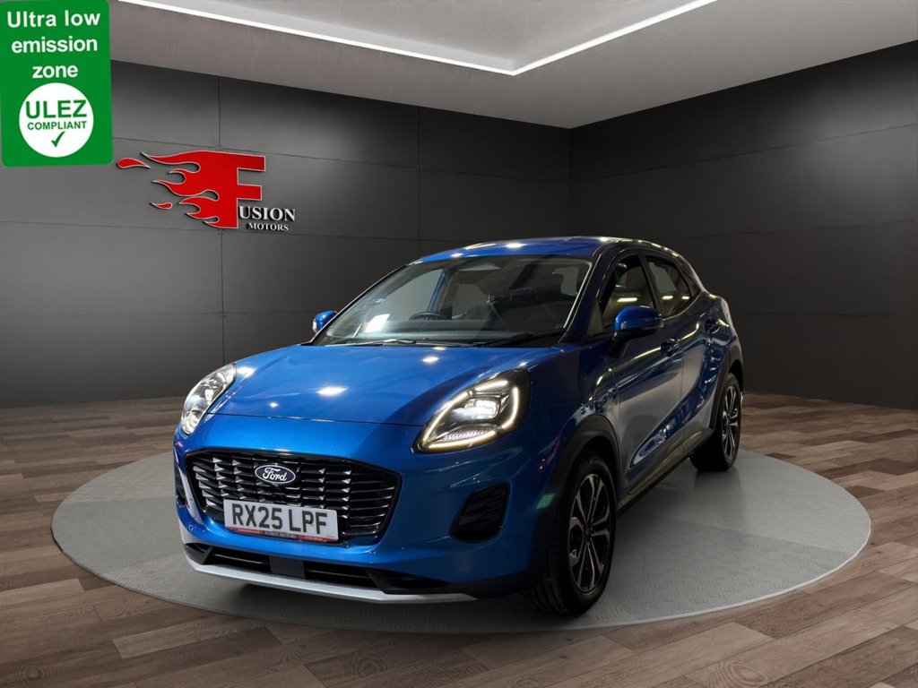 Blue 2025 Ford Puma Hatchback Front-wheel drive Manual