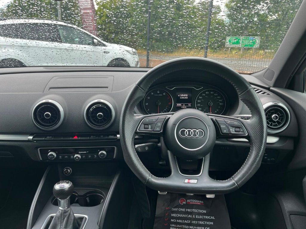 2017 AUDI A3 1.5 TFSI CoD S line Sportback 5dr Petrol Manual Euro 6 (s/s) (150 ps) - vehicle photo 14 for sale on PureCar