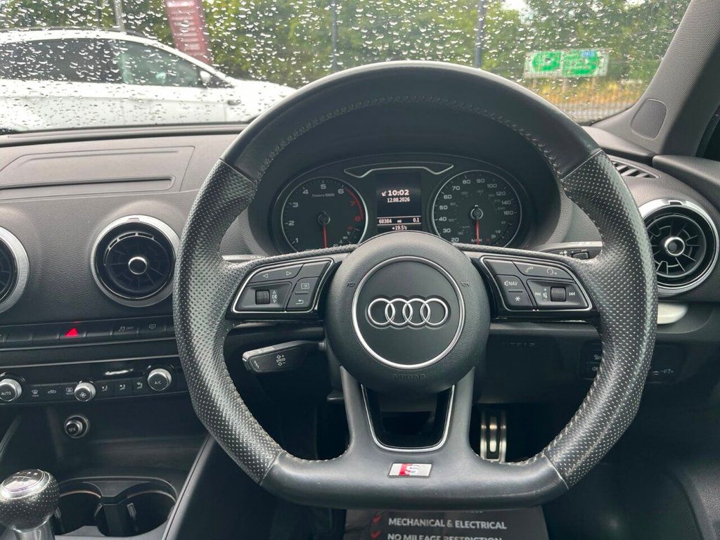 2017 AUDI A3 1.5 TFSI CoD S line Sportback 5dr Petrol Manual Euro 6 (s/s) (150 ps) - vehicle photo 15 for sale on PureCar