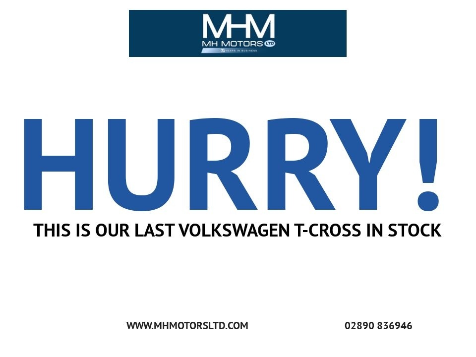 2019 VOLKSWAGEN T-CROSS 1.0 TSI SEL SUV 5dr Petrol Manual Euro 6 (s/s) (115 ps) LOW INSURANCE GROUP - vehicle photo 8 for sale on PureCar