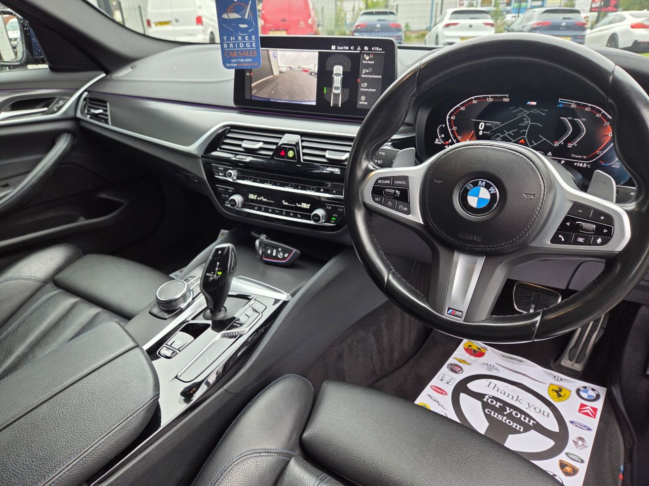 2022 BMW 5 SERIES 2.0 520d MHT M Sport Saloon 4dr Diesel Hybrid Steptronic Euro 6 (s/s) (190 - vehicle photo 12 for sale on PureCar