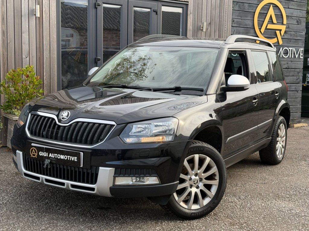 Black 2015 Skoda Yeti Outdoor Estate All-wheel drive Manual