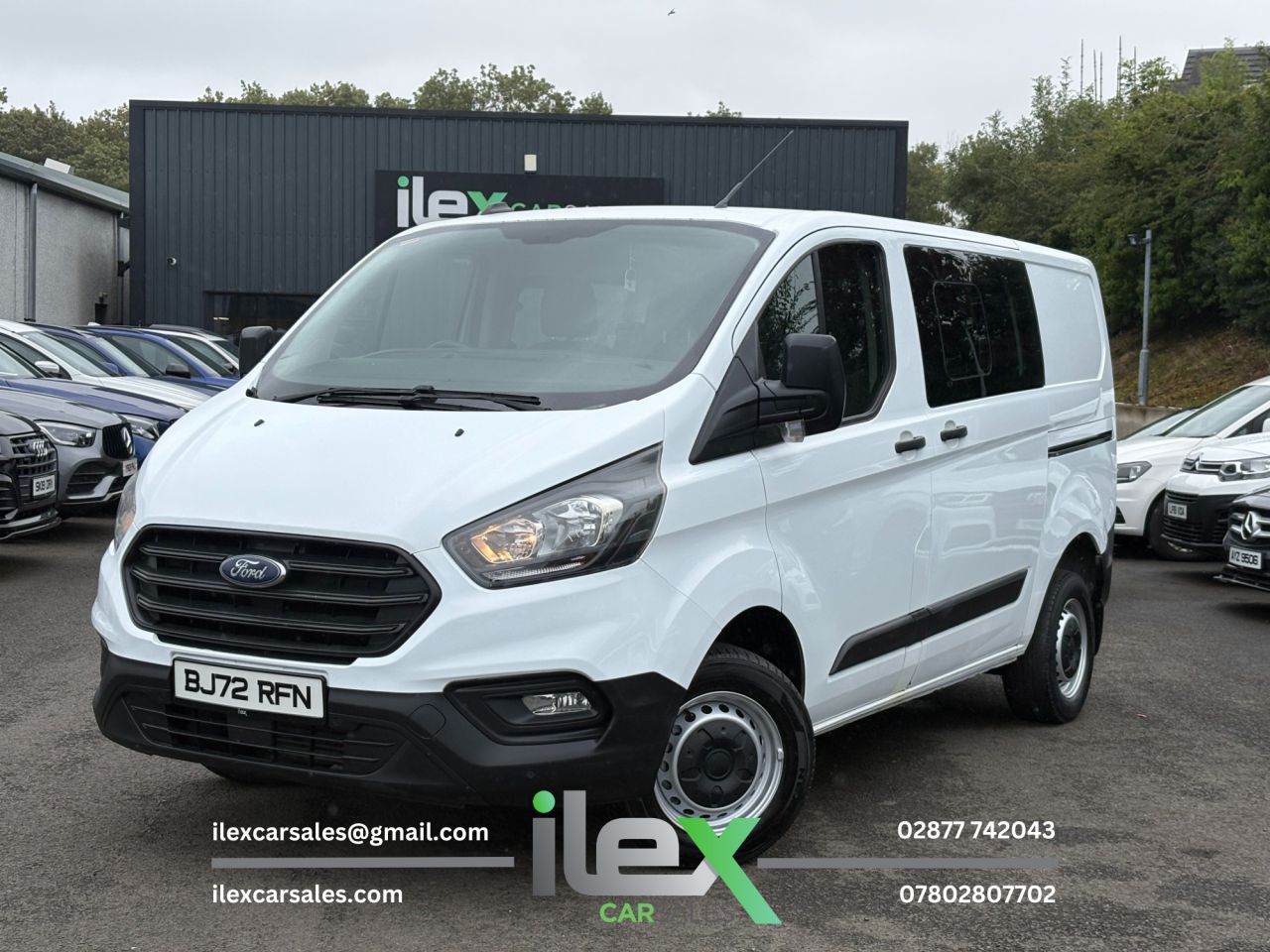 2022 FORD TRANSIT CUSTOM 2.0 300 EcoBlue Leader Crew Van Double Cab 5dr Diesel Manual L1 H1 Euro 6 ( - vehicle photo 3 for sale on PureCar