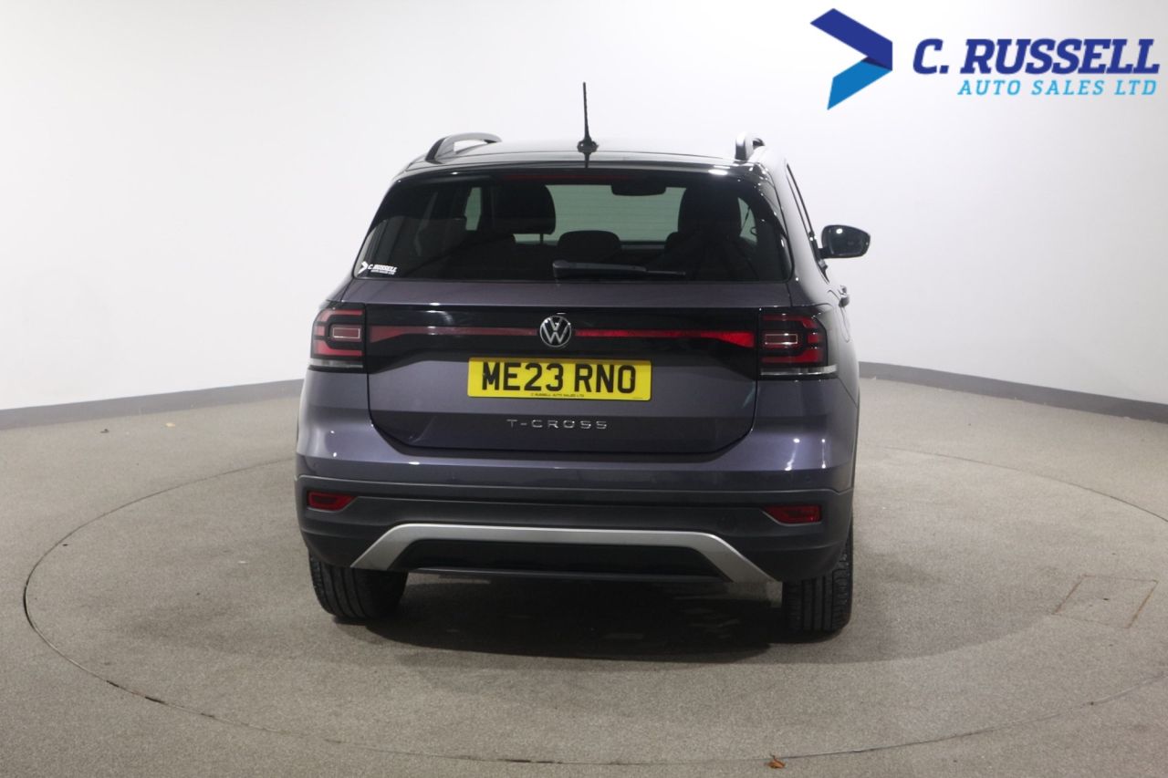 2023 VOLKSWAGEN T-CROSS 1.0 TSI Black Edition SUV 5dr Petrol DSG Euro 6 (s/s) (110 ps) - vehicle photo 11 for sale on PureCar