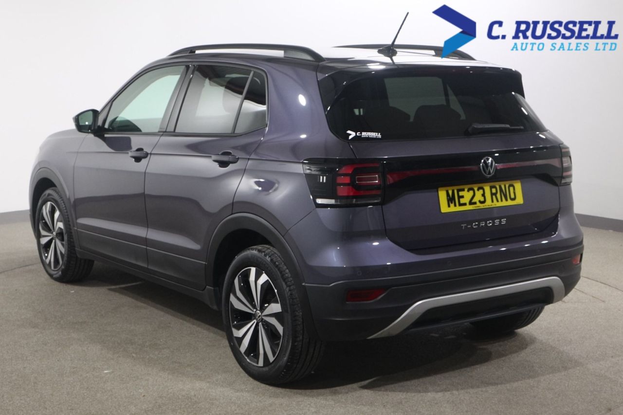 2023 VOLKSWAGEN T-CROSS 1.0 TSI Black Edition SUV 5dr Petrol DSG Euro 6 (s/s) (110 ps) - vehicle photo 13 for sale on PureCar