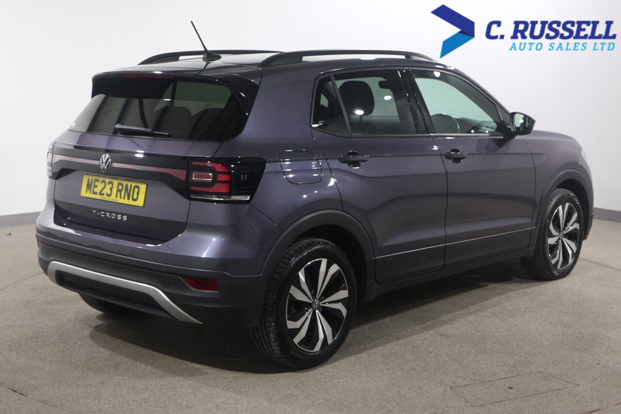 2023 VOLKSWAGEN T-CROSS 1.0 TSI Black Edition SUV 5dr Petrol DSG Euro 6 (s/s) (110 ps) - vehicle photo 10 for sale on PureCar