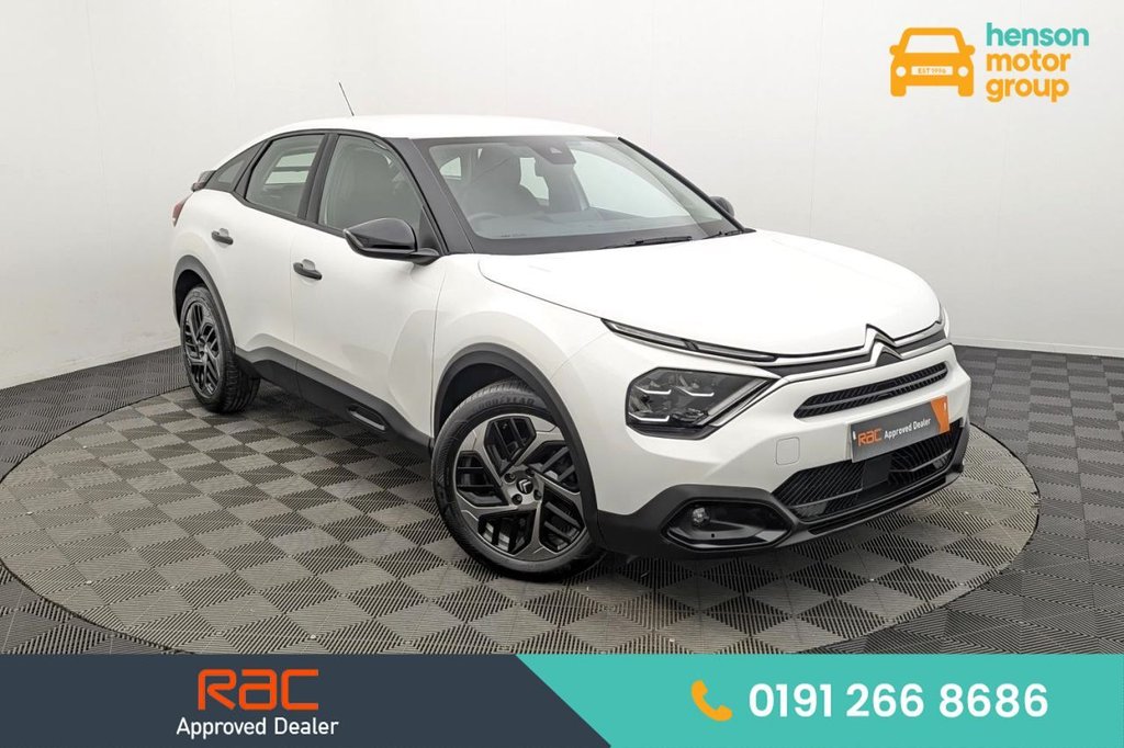 White 2023 Citroen C4 Hatchback Front-wheel drive Manual