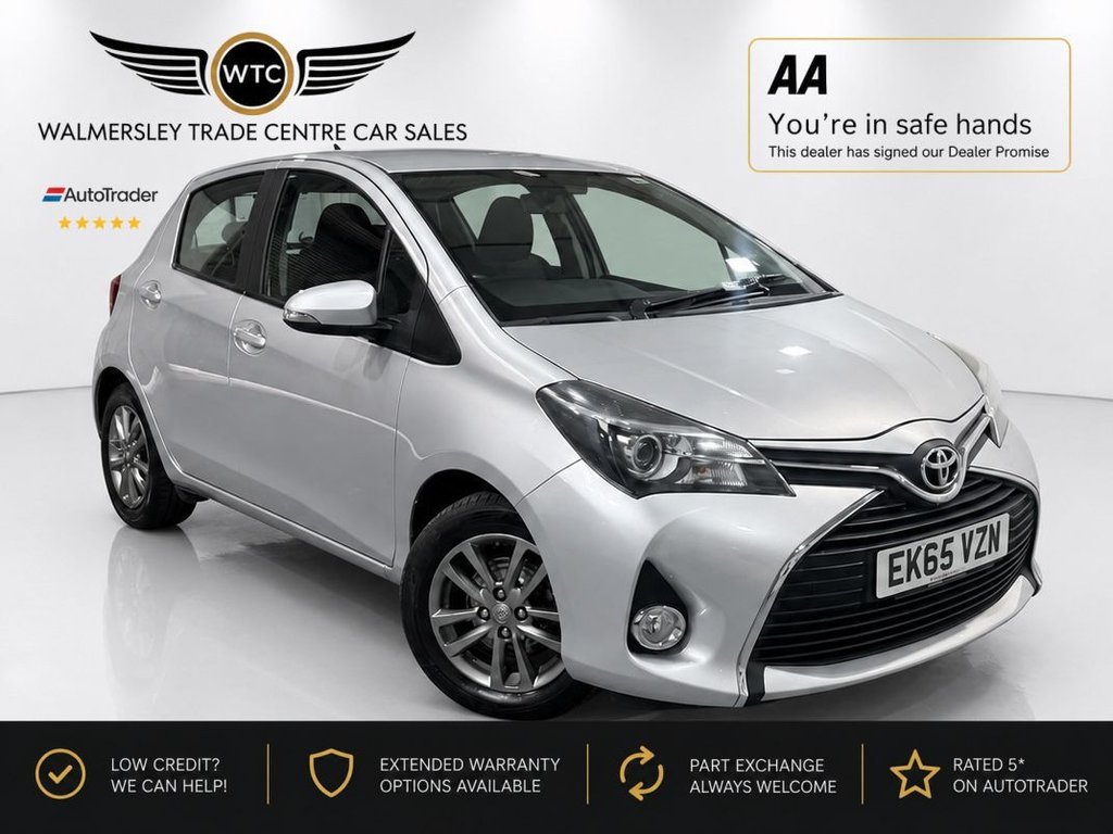 Silver 2015 Toyota Yaris Hatchback Front-wheel drive Manual